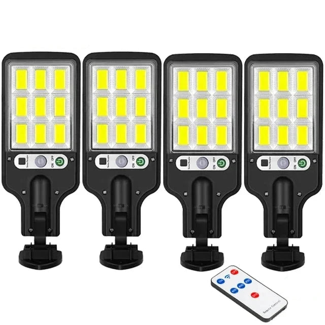 Refletores Led Solar 6000 Lumens com Sensor de Movimento