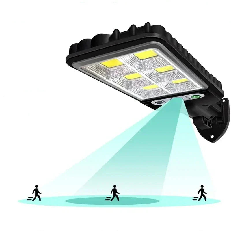 Refletores Led Solar 6000 Lumens com Sensor de Movimento