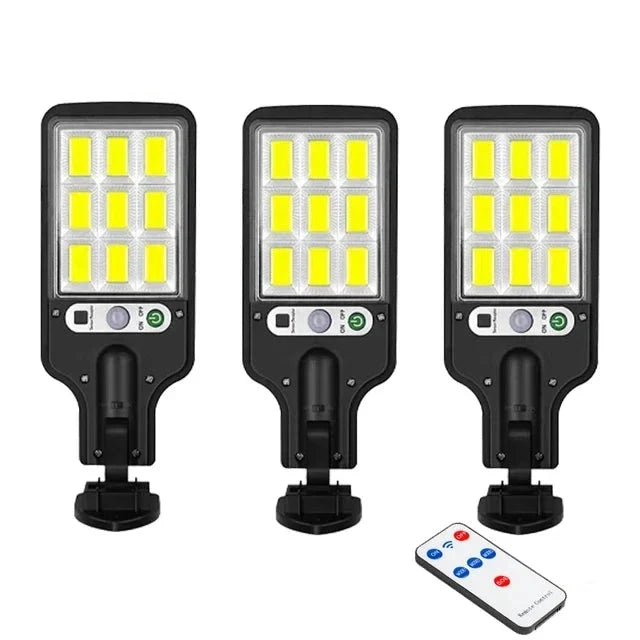 Refletores Led Solar 6000 Lumens com Sensor de Movimento